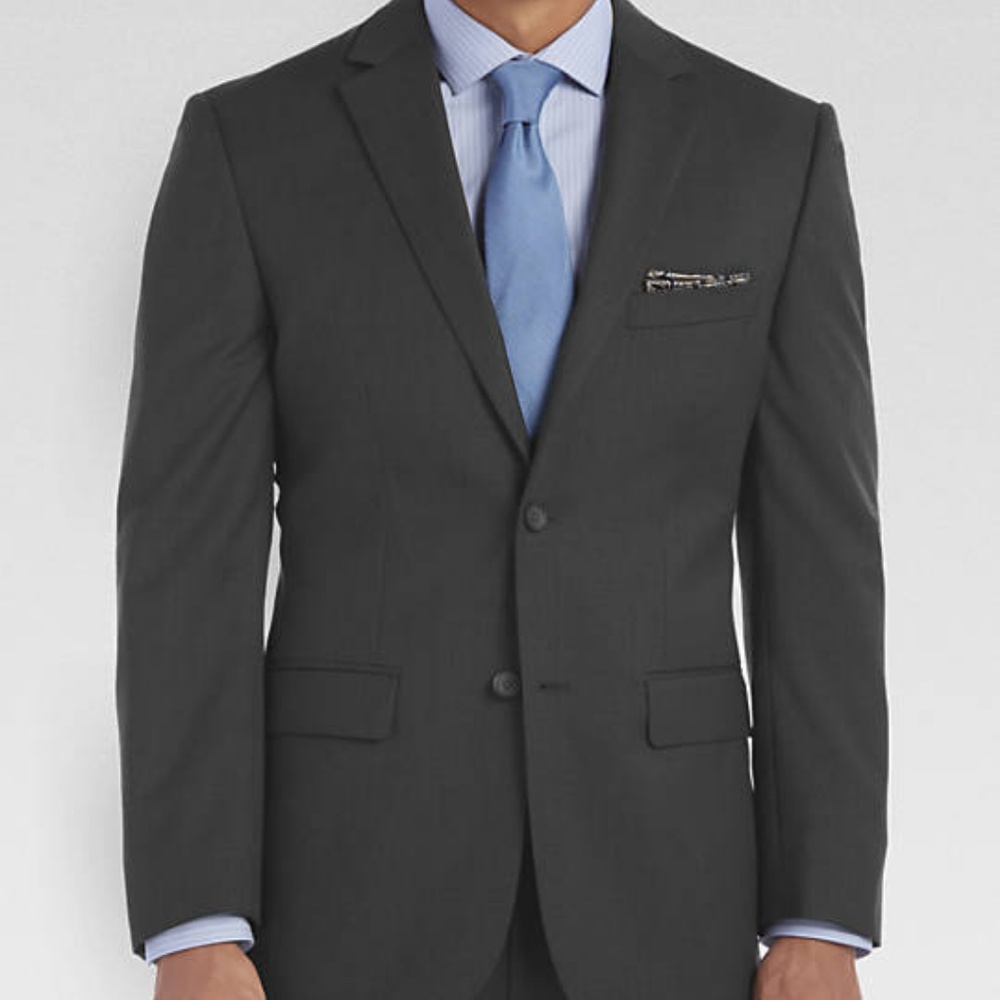 Kenneth Cole Awearness Charcoal Gray Slim Fit Suit